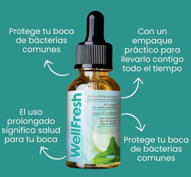 🍃WellFresh - Buen Aliento En Gotas🍃